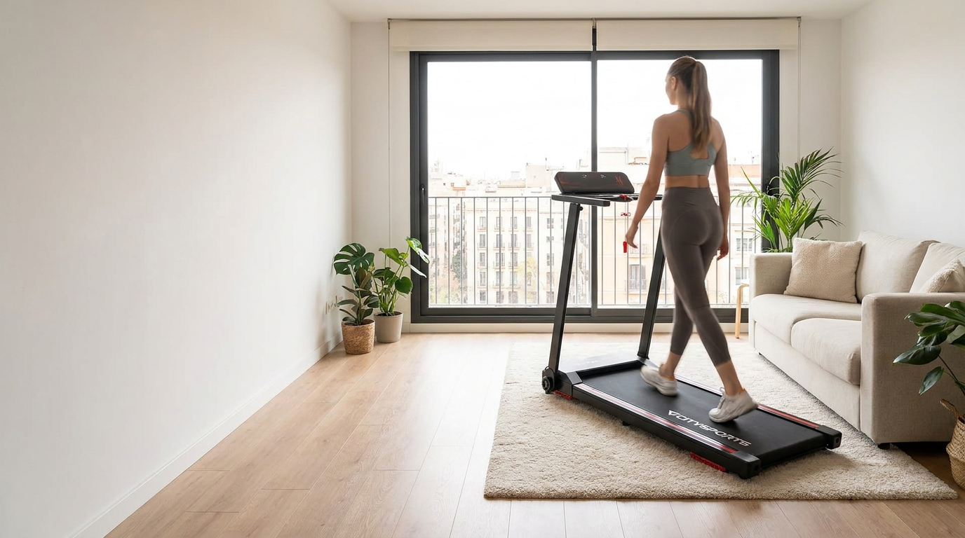 Cinta CITYSPORTS en un espacio de entrenamiento doméstico